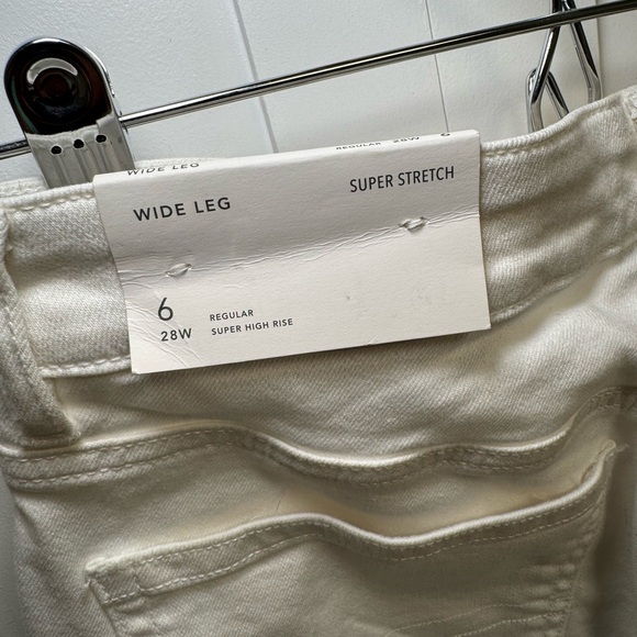 AE Super High Rise Wide Leg Jeans size 6 - Picture 6 of 7